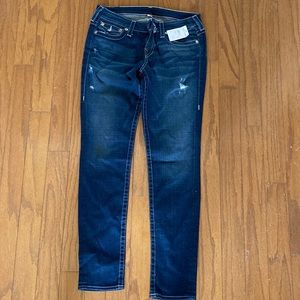 New with tags dark denim skinny jeans